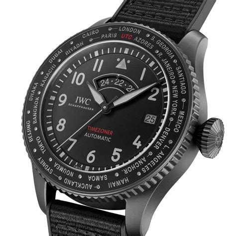 iwc time zoner|iwc timezoner top gun.